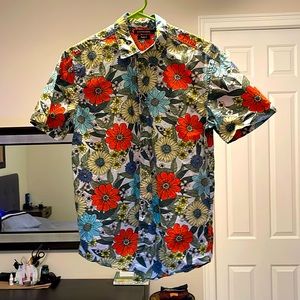 Monoprix Floral Button Down Size S